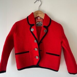 Vintage wool toddler coat